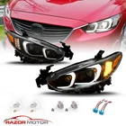 2014- 2017 Fit Mazda 6/2013-2016 Atenza Led Bar Projector Headlights Pair New. Price: $340.18.