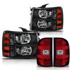 Headlights W/ Tail Assembly For 07-13 Silverado 1500 07-14 Chevy 2500HD New. Price: $138.96.