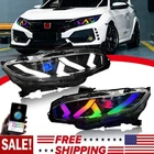 Tt-abc Rgb Led Headlights Lamp W/drl Turn Kit For Honda Civic 2016-2021 10TH Gen New. Price: $529.00.
