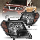 For 2009-2021 Nissan Frontier Truck Black Headlights Headlamps Left & Right Pair New. Price: $68.99.