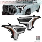 For Toyota Tundra 2022-2023 Led Headlights Right&left W/ Halogen Signal Black New. Price: $389.20.
