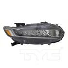 Headlight Assembly-regular Tyc 20-16255-00 Fits 18-21 Honda Accord New. Price: $199.00.