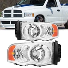 Headlights Headlamps For 2002 2003 2004 2005 Dodge Ram 1500 2500 3500 Kac New. Price: $70.99.