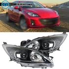For 2010-2013 Mazda Headlights Projector Black Housing Left&right Side Halogen New. Price: $116.93.