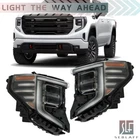 For Gmc Sierra 1500 AT4X 2022-2024 Full Led Headlights Headlamps Left+right New. Price: $370.48.