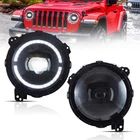 Vland Full Led Headlights For 2018-24JEEP Wrangler W/animation Drl Front Lamps New. Price: $284.00.