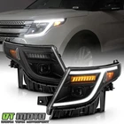2011-2015 Ford Explorer Halogen Upgrade Black Led Sequentail Headlights New. Price: $378.99.