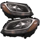 Headlights Capa For 2015-2021 Mercedes Benz C-class MB2502220 MB2503220 Halogen New. Price: $487.72.