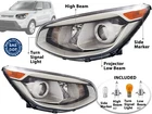 Fits 2014 2015 2016 Kia Soul Projector Halogen Head Light Passenger Driver Pair New. Price: $545.83.