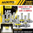 4-40X Auxito 9005+H11 Combo Led Headlight Kit High/low Beam Bulb 6500K White M6S New. Price: $61.74.