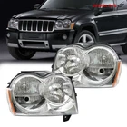 For Jeep Grand Cherokee 2005-2007 Headlights Headlamps Halogen Left+right Side New. Price: $72.66.