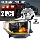 2XVLAND Full Led Headlights For 2014-2021 Toyota Tundra W/sequential&animation New. Price: $343.20.