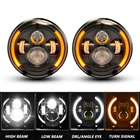 Combo 7'' Round Led Headlights Turn Signal For Jeep Wrangler Jk 2007-2018 New. Price: $79.68.