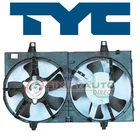 Tyc Dual Radiator & Condenser Fan Assembly For 2002-2003 Nissan Maxima Belts Oc New. Price: $144.33.