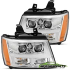 2007-2014 Chevy Suburban/tahoe/avalanche Chrome Led Bar Projector Headlights Set New. Price: $230.38.