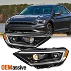 For 2019-2021 Volkswagen Vw Jetta Led Tube Drl Projector Black Headlights Pair New. Price: $255.99.