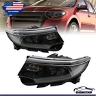 Halogen Model 2011 2012 2013 2014 Ford Edge Black Headlight Pair Headlamp New. Price: $161.70.
