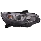 Right Passenger Halogen Projector Headlight Assembly Fits 16-20 Honda Civic Capa New. Price: $118.61.