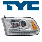 Tyc Left Headlight Assembly For 2013-2015 Ram 3500 Electrical Lighting Body Dr New. Price: $381.21.