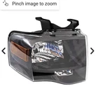 2007-2014 Ford Expeditions Left Driver Side Headlight Halogen Oem 44ZH1860A Used. Price: $30.00.
