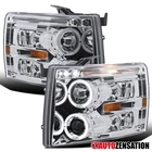 Fit 2007-2014 Chevy Silverado 1500 2500HD Led Halo Projector Headlights Headlamp New. Price: $165.99.