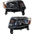 Headlights Set Halogen Fits 2014-2016 Jeep Grand Cherokee New. Price: $392.68.