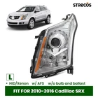 Hid/xenon Headlight For 2010-2016 Cadillac Srx With Afs Chrome Driver Left Side New. Price: $253.99.