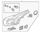 Genuine Gm Headlamp Assembly 84319720 New. Price: $1261.15.