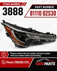 2020-2022 Toyota Corolla Oem Rh Led Headlight. Passenger Side 81110 02S30 Used. Price: $200.00.