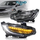 Vland Led Headlights Assembly For 2016-2021 Honda Civic W/ Sequential Indicator New. Price: $284.99.
