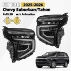 Full Led Headlight For 2025-2026 Chevy Suburban/tahoe W/o Animation Left+right New. Price: $703.99.