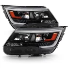 Pair Headlights Assembly W/ Led Drl Lh+rh 2016-2019 Ford Explorer Chrome New. Price: $274.99.