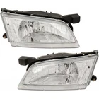For Nissan Altima Headlight 1998 1999 Driver And Passenger Side Pair/set Halogen New. Price: $132.36.