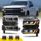 Pair Led Sequential Headlights Headlamps For 2019-2021 Chevrolet Silverado 1500 New. Price: $373.99.
