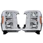 Labwork Right+left Halogen Headlight Ford F250 F350 2023-2024 Chrome Housing New. Price: $281.89.