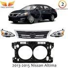 Front Grille Chrome Assembly & Headlights Kit For 2013-2015 Nissan Altima New. Price: $330.00.