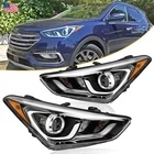 For Hyundai Santa Fe Sport Headlight 2017 2018 Driver/passenger /pair W/bulb New. Price: $269.00.