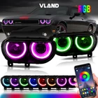 Led Projector Headlights For 2008-2014 Dodge Challenger Rgb Colors Front Lamps New. Price: $382.49.