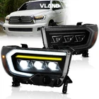 Vland Full Led Headlights For 2007-2013 Toyota Tundra W/sequential Turn Signlas New. Price: $566.99.