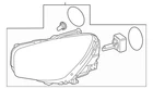 Genuine Mercedes-benz Composite Headlamp Left 231-820-75-61 New. Price: $1847.11.