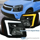 Smoke Fits 2005-2009 Chevy Equinox Headlights Switchback Led Turn Signal Strips New. Price: $159.95.