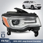 Hid/xenon Headlight For 2019-2021 Jeep Grand Cherokee Chrome Right Passenger New. Price: $156.99.
