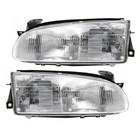 For Geo Prizm 1993 94 95 96 1997 Headlight Driver And Passenger Side Pair New. Price: $141.67.