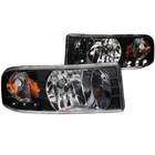 Anzo For Dodge Ram 1500 1994-2001 Crystal Headlights Black W/ Led New. Price: $377.18.