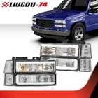 Led Drl Headlights Fit For 94-99 Chevy Suburban C/k Tahoe Gmc Yukon Clear Chrome New. Price: $95.40.