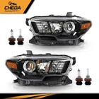 Fit For 2016-2022 Toyota Tacoma Trd Black Projector Headlights Left & Right Side New. Price: $115.63.