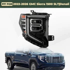 Full Led Headlight For 2022-2024 Gmc Sierra 1500 Slt/denali Passenger Right Side New. Price: $215.99.