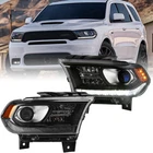 2PCS Black Halogen W/ Led Drl Headlights For 2016-2020 Dodge Durango Headlamps New. Price: $252.99.
