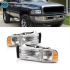 For 1994-2002 Dodge Ram 1500 2500 3500 Left&right Side Chrome Headlight Headlamp New. Price: $42.39.