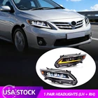 Led Headlights For Toyota Corolla 2011-2013 Drl W/dynamic Animation Plug & Play New. Price: $348.94.